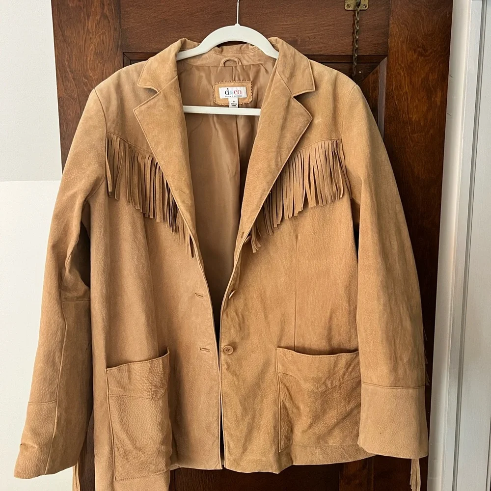 Vintage Fringe Suede Western Jacket - Picture 3 of 11